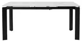 фото 7 Стол CORNER 120 GLOSS STATUARIO WHITE SOLID CERAMIC / BLACK, DISAUR на profcook.ru