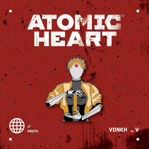 Значок металлический Atomic Heart. Близняшка