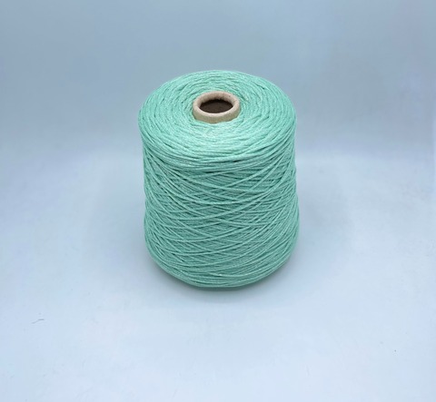 Industria Italiana (пр.Италия),art-Darling 220м/100гр, 64% Органический хлопок, 20% Полиамид, 16% Металлизированное волокно(люрекс), цвет-Мятный. арт-29191