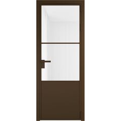 Алюминиевая дверь 20AG деорэ остеклённая