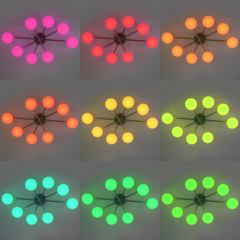 Потолочная светодиодная люстра Citilux ATMAN SMART CL226A181 LED RGB