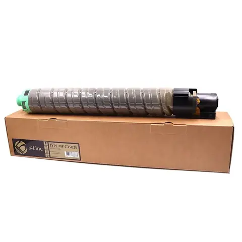 Тонер-картридж БУЛАТ s-Line MP C3502E (842016) для Ricoh Aficio MP C3002, MP C3502 (Чёрный, 28000 стр.)