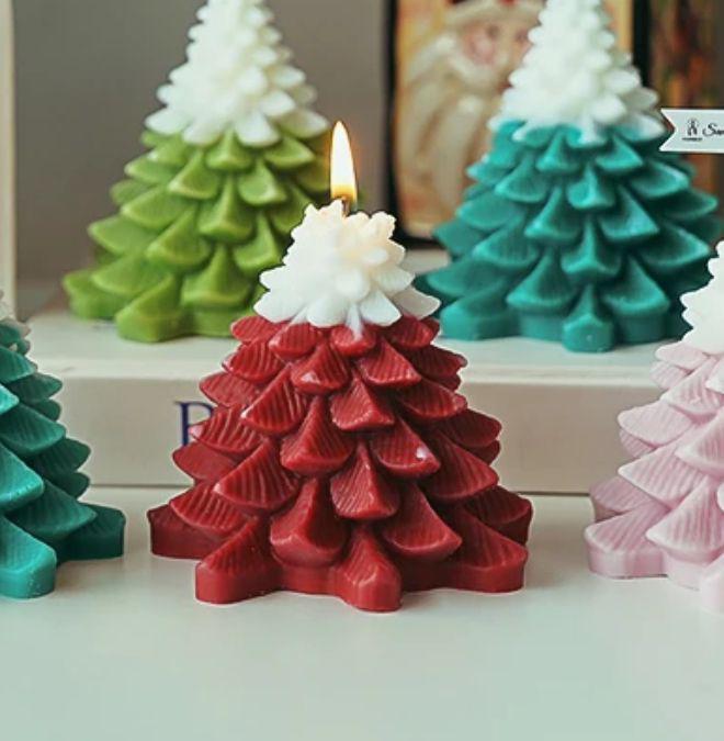 Свечи ZEPHYR HOME ароматизированные белый-красный