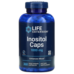 Life Extension Inositol caps 1000 mg 360 veg capsules, Витамин B8 (Инозитол)