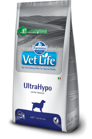 Сухой ветеринарный корм Farmina Vet Life Dog UltraHypo