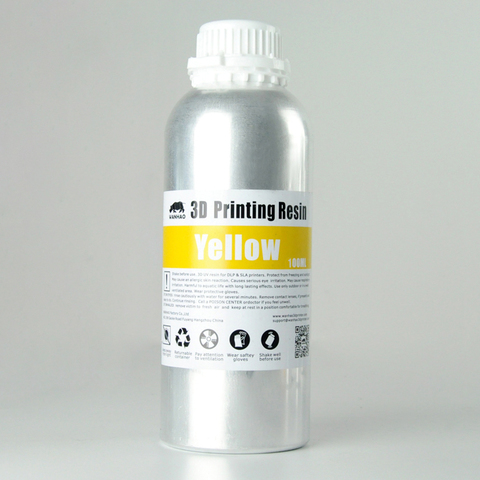 Фотополимер Wanhao, жёлтый (1 л)