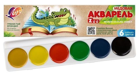 Boya \ Краска Akvarel 6 rəng Zoo