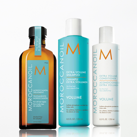 MOROCCANOIL Набор #3 Масло восстанавливающее для всех типов волос 100 мл + шампунь экстра объем 250 мл + кондиционер экстра объем 250 мл