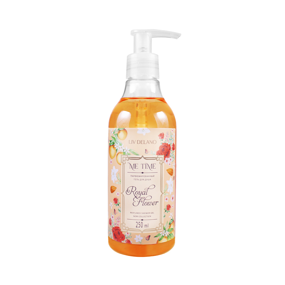 Liv-delano ME TIME Гель для душа парфюмированный Royal Flower, 250 мл