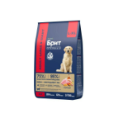 Корм для собак сухой BRIT PREMIUM с курицей для взрослых собак "Dog Adult Large and Giant", 8кг