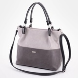 Сумка Саломея 185 мульти итальянский серо-черный