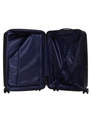 Чемодан полипропилен Черный ЛЮКС (S) 55х20х37 см/2,4 кг6