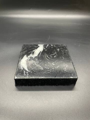 Подставка каменная черная Мрамор