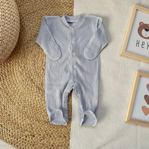 Комбинезон слип в рубчик