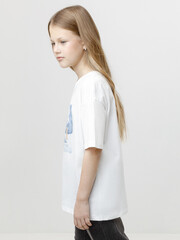 фуфайка  для девочки  КР 302887/молочный 0602 к655