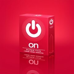 Презервативы ON) Super Thin супертонкие, 3 шт.