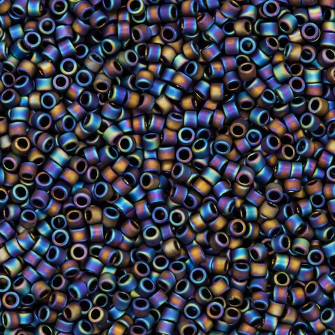 Японский бисер TOHO Treasure (№86F), металлизированный, непрозрачный матовый