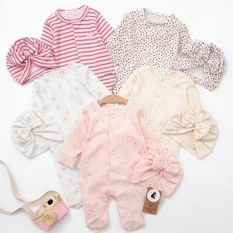 Набор комбинезонов 0-3 мес.