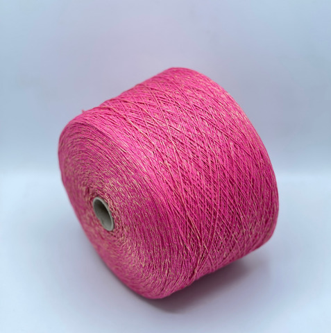 Lanificio dell Olivo, Cotton lux. 300м, 60% Хлопок, 40% Полиамид, Розовый,неоднотонный.37753