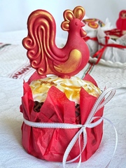 Кулич "Золотой петушок" 460 грамм (пасха)