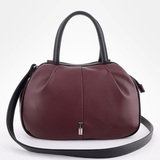 Сумка Саломея 479 наппа бордо + черный