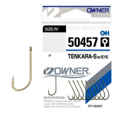50457 № 12 Крючки OWNER TENKARA-S with ring / продажа от 5 уп.