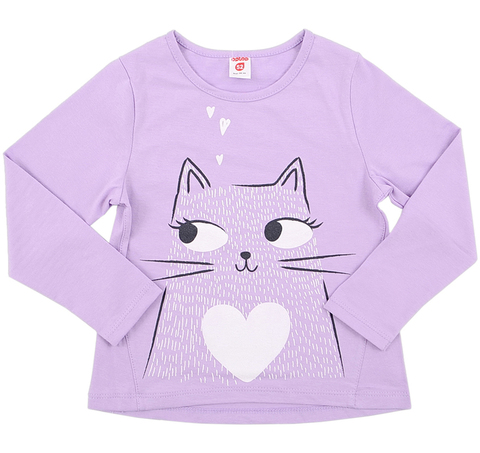 Футболка с длинным рукавом Crockid, цвет светлая фиалка