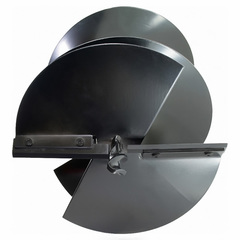 Шнек однозаходный для грунта DDE мотобура (ф = 300 мм,  L = 800 мм, посадка на вал 20 мм)