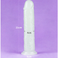 Фаллоимитатор Lovetoy Lumino Play (21×4 см) светящийся в темноте