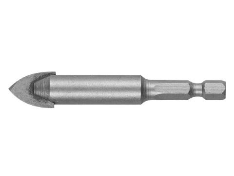 ЗУБР 14 мм, 2х кромка, HEX 1/4, Сверло по стеклу и кафелю (29840-14)