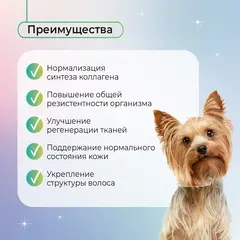 Favet MultivitaminDog Soft Chews функциональное лакомство для кожи и шерсти для собак, 120г