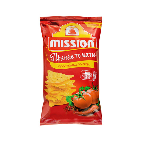 Чипсы MISSION кукурузные со вкусом Томатов 220гр