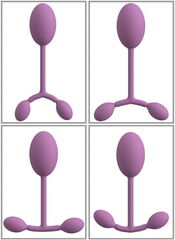 Сиреневый тренажер мыщц тазового дна Vaginal Trainer - 