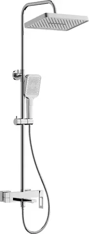 Душевая система тропический душ BELZ B24658 латунь, хром