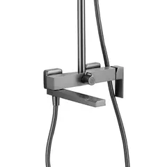 Душевая система тропический душ BELZ B24613-3 латунь, графит