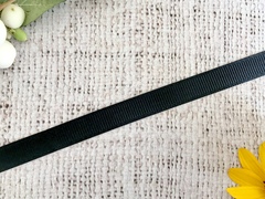 Лента репсовая, ш. 1 см, чёрный