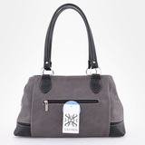 Сумка Саломея 852 мульти итальянский серо-черный