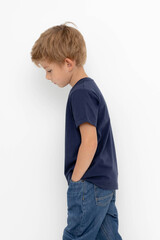 фуфайка  для мальчика  К 302280/морской синий