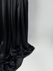 Вискозный атлас, Черный