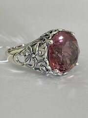 Ева-султанит (кольцо из серебра)