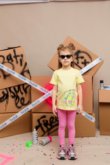 004_БК25 Футболка кор.рукав д/д, желтый