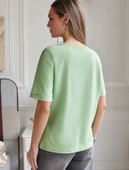 Футболка из 100% хлопка с V-образным вырезом  D49.091 (120146)