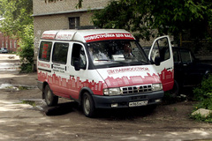 Оформление автотранспорта "Главмосстрой"