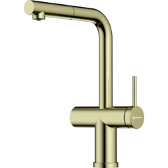 Omoikiri 4994612 Смеситель Karatsu-S-LG латунь/светлое золото фото