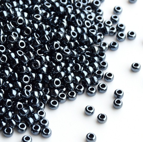 8/0 RR-0451 Бисер круглый Миюки Оружейная сталь /Miyuki round 8/0 Gunmetal