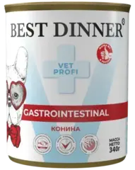 Best Dinner Gastro Intestinal консервы для собак (конина) 340 гр