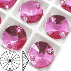 Стразы пришивные Rivoli Light Rose, Риволи Круг Лайт Розе светло-розовый на StrazOK.ru