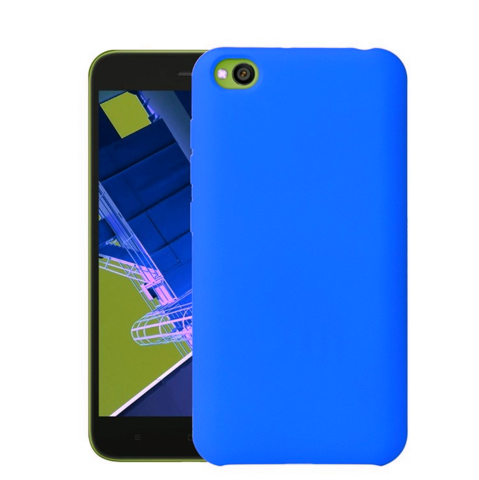 Силиконовый чехол Silicone Cover для Xiaomi Redmi Go (Синий)
