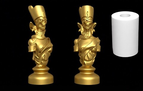 Силиконовый молд Шахматная фигура № 1 