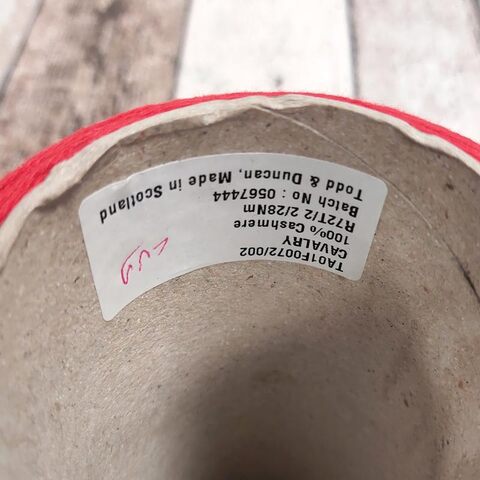 Кашемир 100% Todd & Duncan CASHMERE 2/28 красный